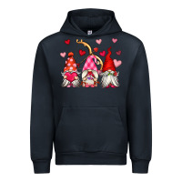 Navy valentine's day gnomes Urban Hoodie - OliviaCreatesArt