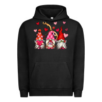 Pigment Black valentine's day gnomes Urban Hoodie - OliviaCreatesArt