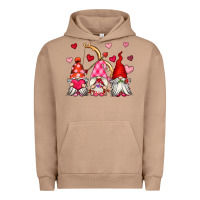 Pigment Burro valentine's day gnomes Urban Hoodie - OliviaCreatesArt