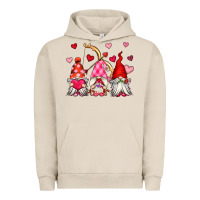 Pigment French Oak valentine's day gnomes Urban Hoodie - OliviaCreatesArt