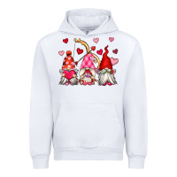 White valentine's day gnomes Urban Hoodie - OliviaCreatesArt