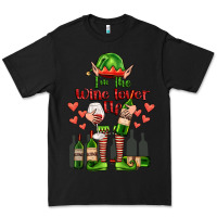 Black im the wine lover elf Premium Tee - FaDigitalArtStudio