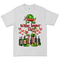 Dove Grey im the wine lover elf Premium Tee - FaDigitalArtStudio