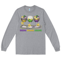 Heather Grey drink drank drunk Long Sleeve Tee - MaliasSmallBusiness