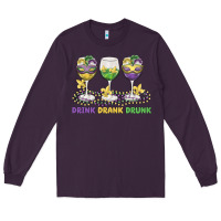 Plum drink drank drunk Long Sleeve Tee - MaliasSmallBusiness