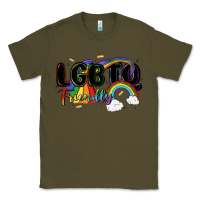 Army Green lgbtq  friendly Classic Tee - MaliasSmallBusiness