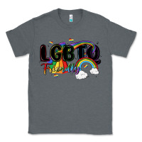 Charcoal Heather lgbtq  friendly Classic Tee - MaliasSmallBusiness