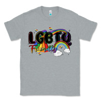 Heather Grey lgbtq  friendly Classic Tee - MaliasSmallBusiness