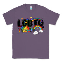 Lavender lgbtq  friendly Classic Tee - MaliasSmallBusiness