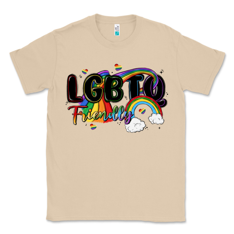 Lgbtq  Friendly Classic Tee by MaliasSmallBusiness | Teevron