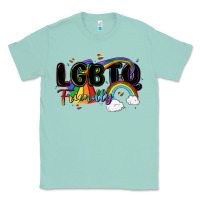 Seafoam lgbtq  friendly Classic Tee - MaliasSmallBusiness