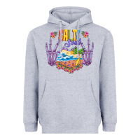 Heather Grey Salty soul Heavyweight Hoodie - NancyCooperArtShop