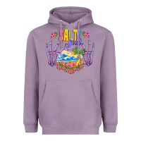 Lavender Salty soul Heavyweight Hoodie - NancyCooperArtShop