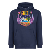 Navy Salty soul Heavyweight Hoodie - NancyCooperArtShop