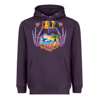 Plum Salty soul Heavyweight Hoodie - NancyCooperArtShop