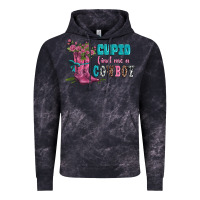 Cloud Black velantines day cupid find me a cowboy Vintage Hoodie - AdoDesignShop