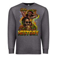 Charcoal Heather we are black history Premium Sweatshirt - NancyCooperArtShop