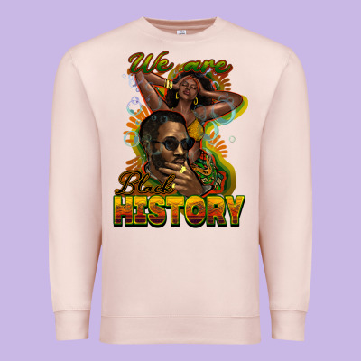 We Are Black History Premium Sweatshirt Designed By Nancycooperartshop