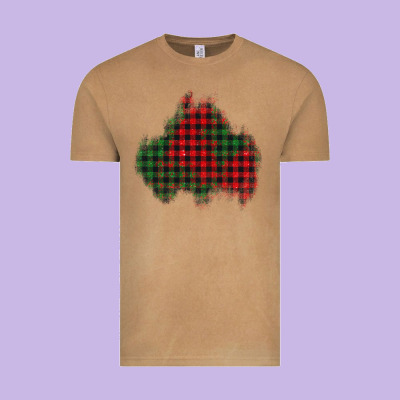 Christmas Glitter Patch Vintage Tee Designed By Adodesignshop