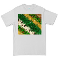 Dove Grey St. Patrick's Day leopard cowhide glitter tumbler Premium Tee - Neo Western