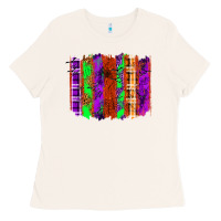 Bone Halloween Brushstrokes Ladies Tee - texasbilliewilder