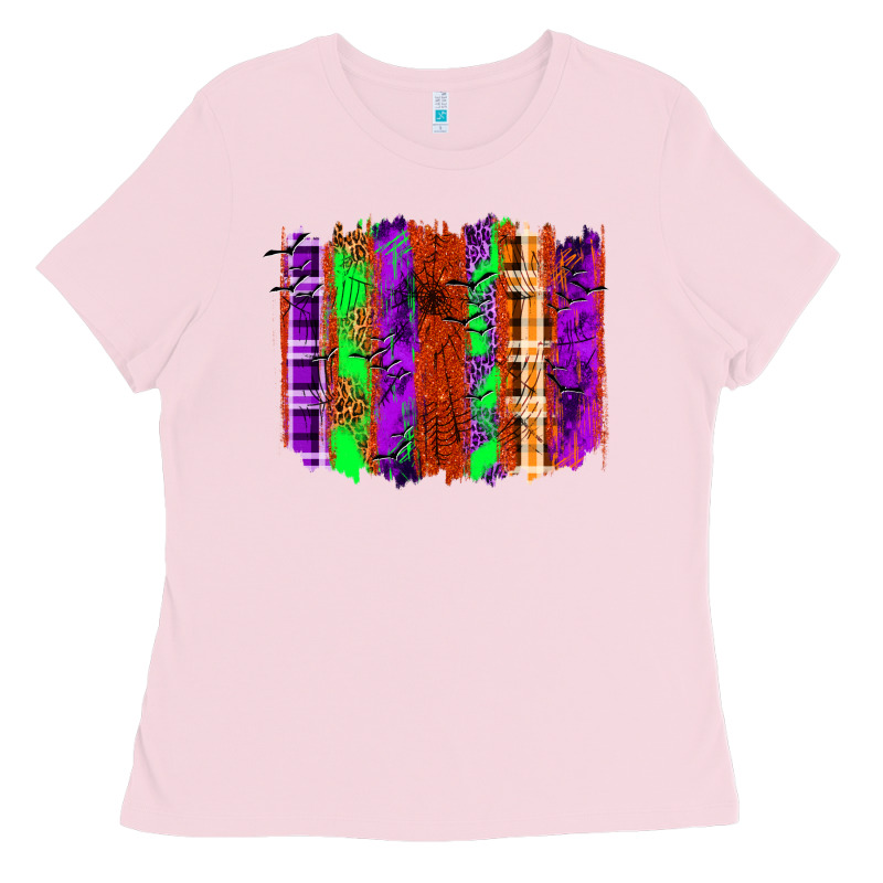 Halloween Brushstrokes Ladies Tee by texasbilliewilder | Teevron
