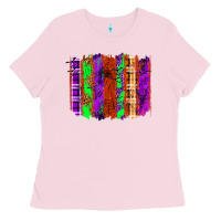 Bubblegum Pink Halloween Brushstrokes Ladies Tee - texasbilliewilder