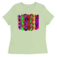 Matcha Halloween Brushstrokes Ladies Tee - texasbilliewilder