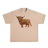 Burro highland cow Urban Heavy Tee - BarkalooDesign