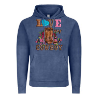 Vintage Denim valentines day love my cowboy Vintage Hoodie - AdoDesignShop