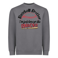 Storm baseball brother i'm just here for the snacks Heavyweight Sweatshirt - MaliasSmallBusiness
