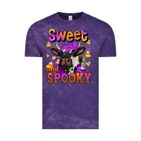 Cloud Purple sweet and spooky halloween cow Vintage Tee - Jasminsmagicworld