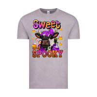 Vintage Zinc sweet and spooky halloween cow Vintage Tee - Jasminsmagicworld