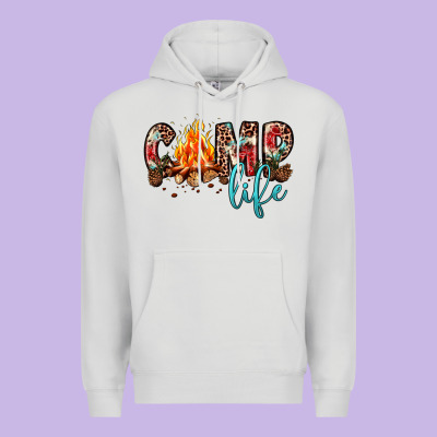 Camp Life Premium Hoodie Designed By Jahusdesignshop