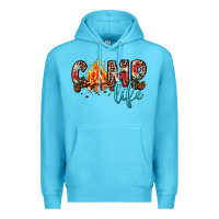 Ocean Blue camp life Premium Hoodie - JahusDesignShop