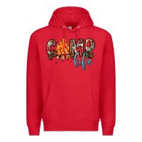 Red camp life Premium Hoodie - JahusDesignShop