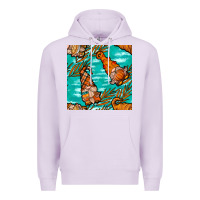 Lilac Fall gnomes Premium Hoodie - NancyCooperArtShop