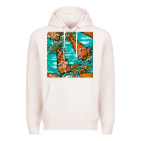 Pale Pink Fall gnomes Premium Hoodie - NancyCooperArtShop