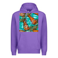 Purple Fall gnomes Premium Hoodie - NancyCooperArtShop