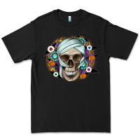 Black Halloween Skeleton Premium Tee - CowhideDigitalArt