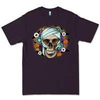 Plum Halloween Skeleton Premium Tee - CowhideDigitalArt