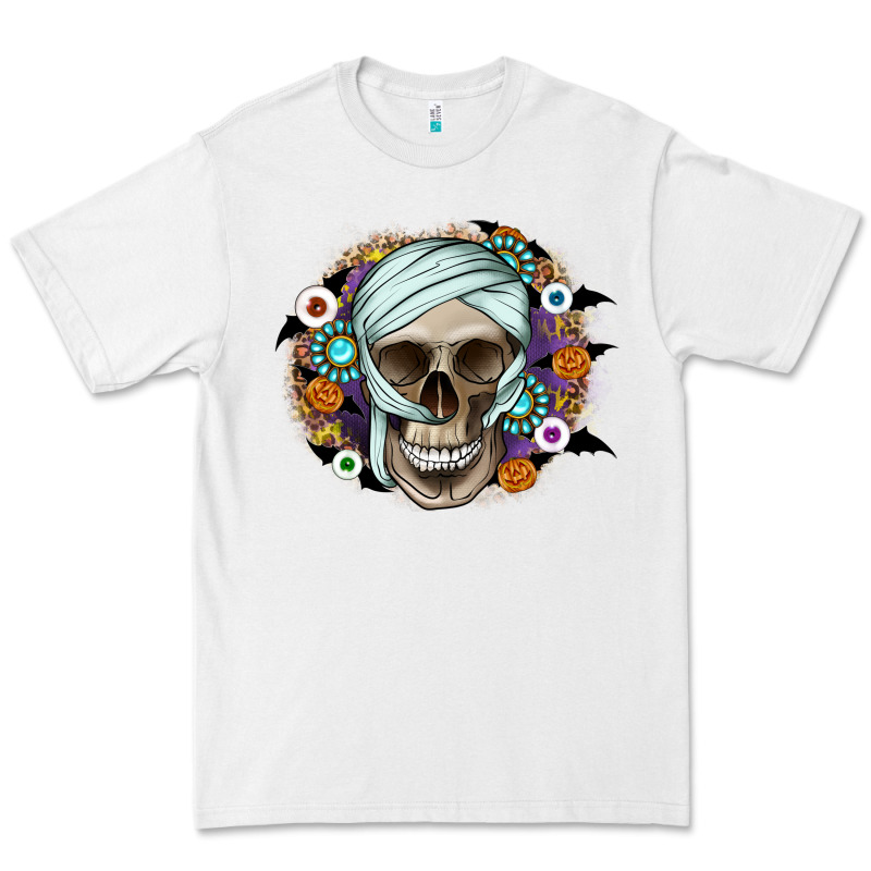 Halloween Skeleton Premium Tee by CowhideDigitalArt | Teevron