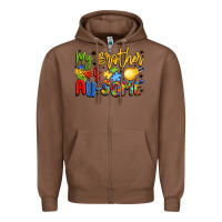 Chestnut my brother is au some Zipper Hoodie - LillyAllenDesigns