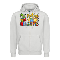 Dove Grey my brother is au some Zipper Hoodie - LillyAllenDesigns