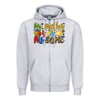 Heather Grey my brother is au some Zipper Hoodie - LillyAllenDesigns