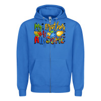 True Royal my brother is au some Zipper Hoodie - LillyAllenDesigns