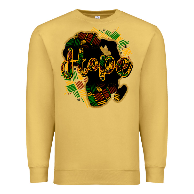 Hope Black History Premium Sweatshirt by NancyCooperArtShop | Teevron
