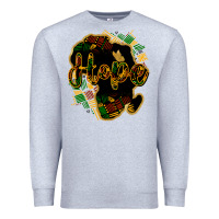 Heather Grey hope black history Premium Sweatshirt - NancyCooperArtShop