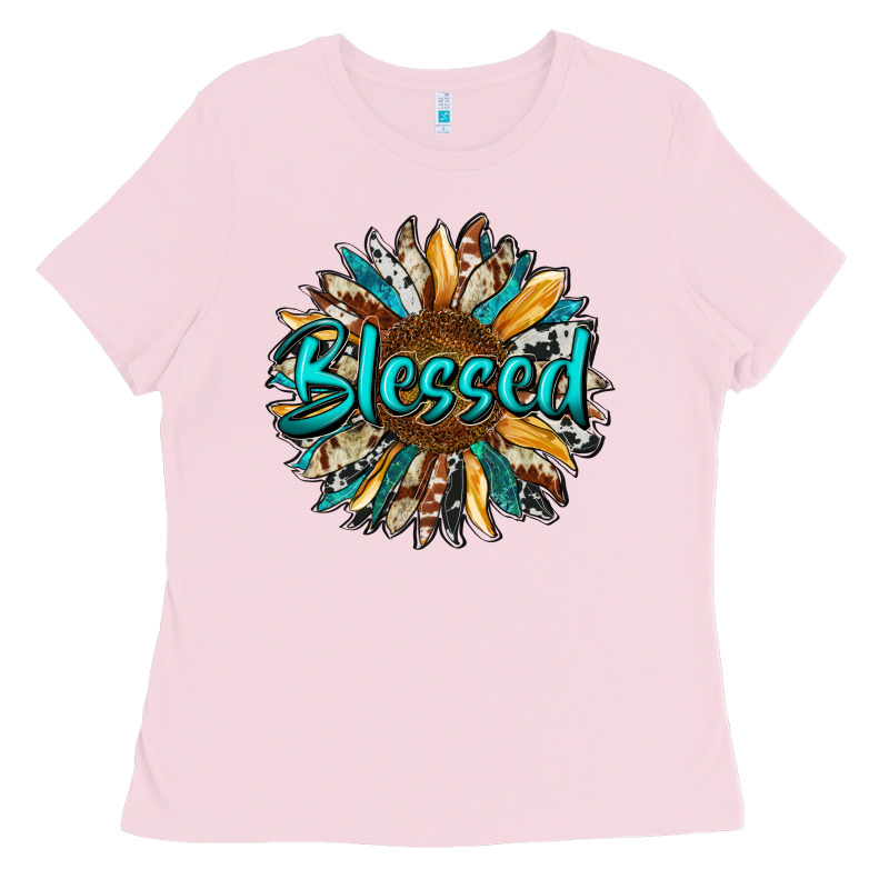 Blessed Sunflower Ladies Tee by RanaPortraitStore | Teevron