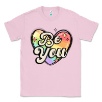 Bubblegum Pink be you Classic Tee - MaliasSmallBusiness